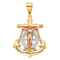 14K Yellow Gold Religious Pendant - PT1207