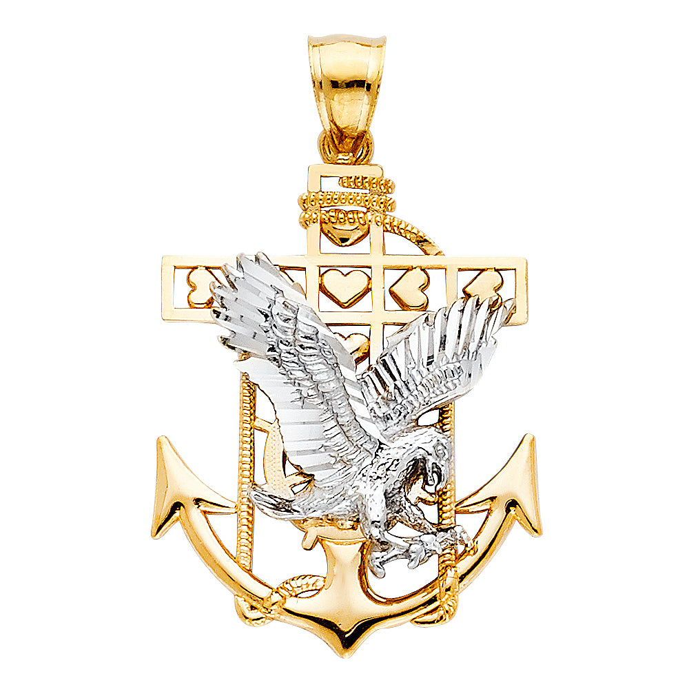 14K Yellow Gold Religious Pendant - PT1234