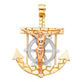 14K Yellow Gold Religious Pendant - PT1236