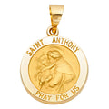 14K Yellow Gold Religious Pendant - PT1242