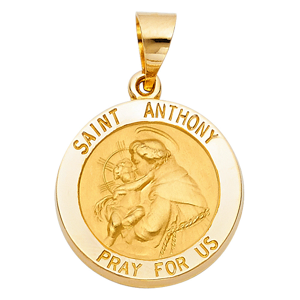 14K Yellow Gold Religious Pendant - PT1242