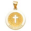 14K Yellow Gold Religious Pendant - PT1249