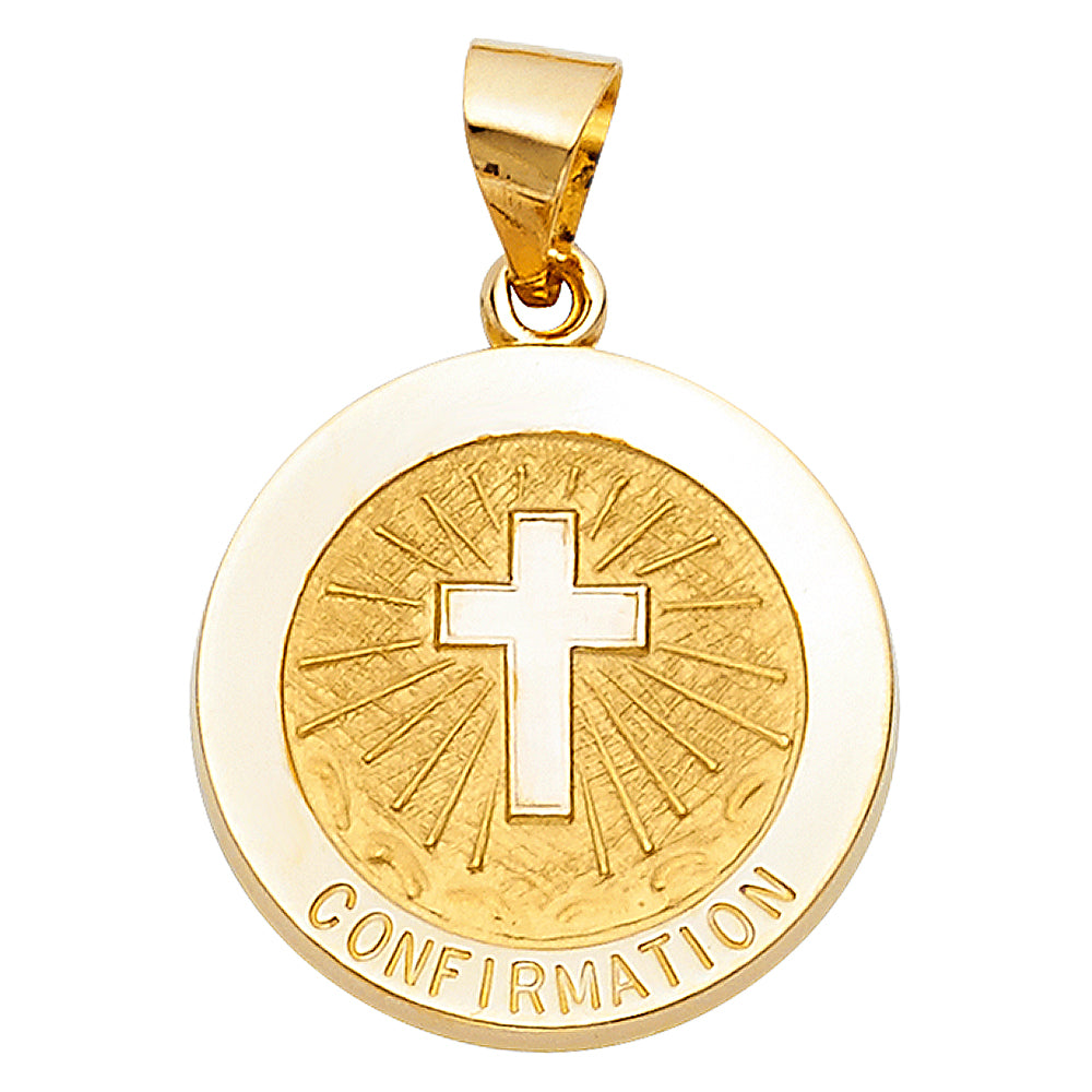 14K Yellow Gold Religious Pendant - PT1249