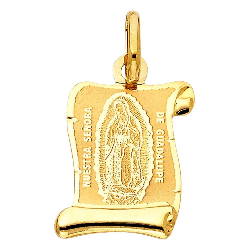 14K Yellow Gold Religious Pendant - PT1266