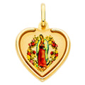 14K Yellow Gold Religious Pendant - PT1286
