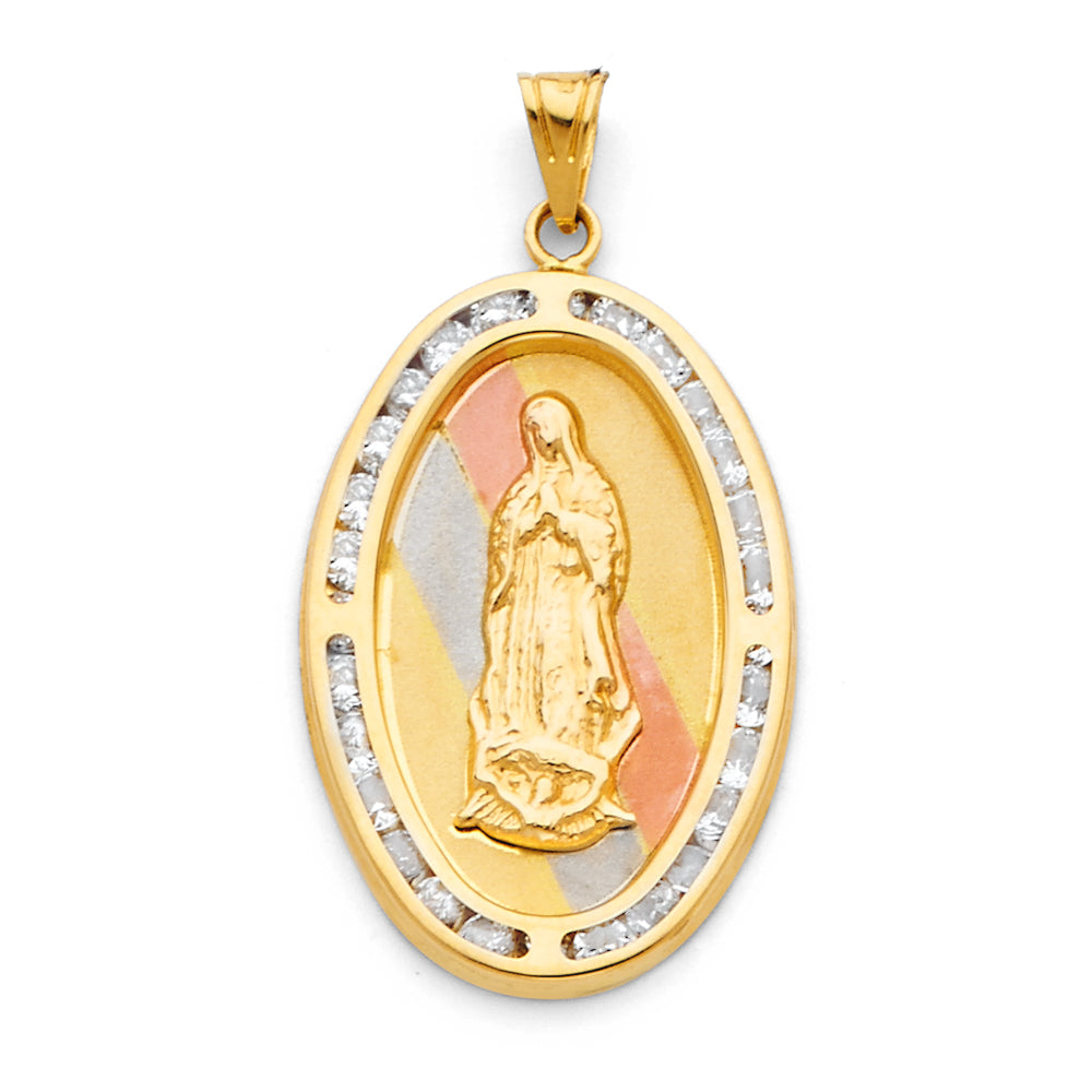 14K Yellow Gold Religious Pendant - PT1301