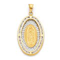 14K Yellow Gold Religious Pendant - PT1302