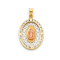 14K Yellow Gold Religious Pendant - PT1303