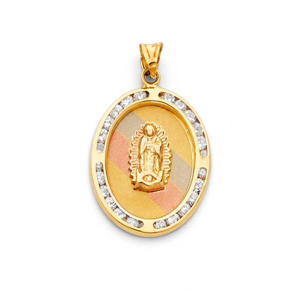 14K Yellow Gold Religious Pendant - PT1305