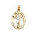 14K Yellow Gold Religious Pendant - PT1307