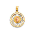 14K Yellow Gold Religious Pendant - PT1310