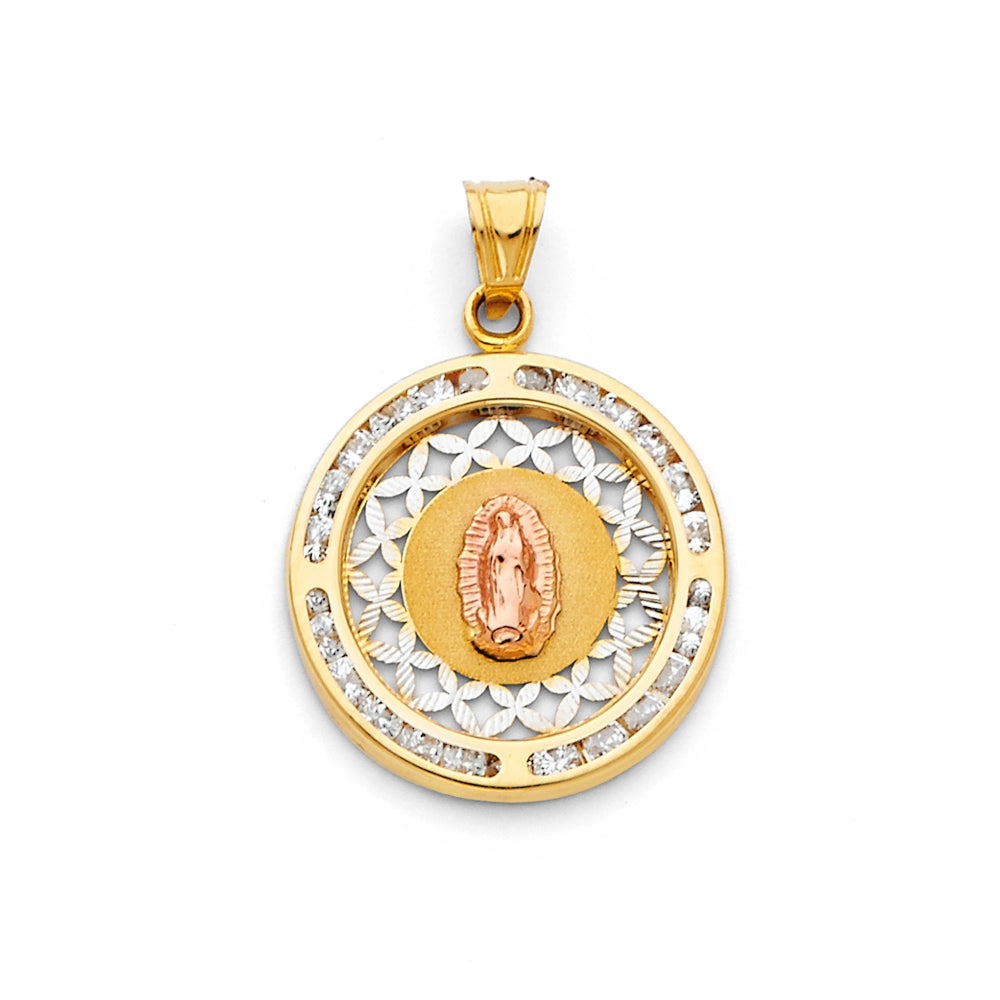 14K Yellow Gold Religious Pendant - PT1310