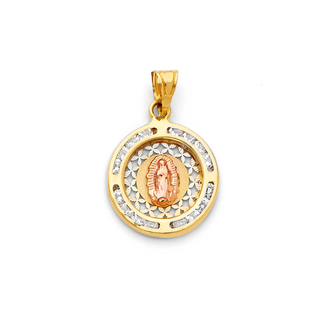 14K Yellow Gold Religious Pendant - PT1311