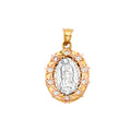 14K Yellow Gold Religious Pendant - PT1320