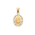 14K Yellow Gold Religious Pendant - PT1323