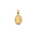 14K Yellow Gold Religious Pendant - PT1324