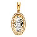 14K Yellow Gold Religious Pendant - PT1358