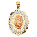 14K Yellow Gold Religious Pendant - PT1362