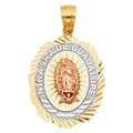 14K Yellow Gold Religious Pendant - PT1363