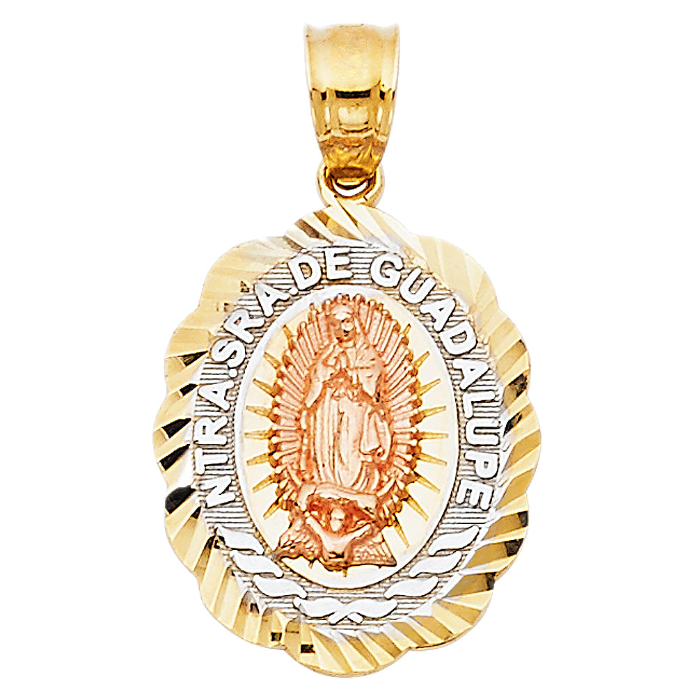 14K Yellow Gold Religious Pendant - PT1364