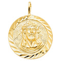 14K Yellow Gold Religious Pendant - PT1380