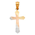 14K Yellow Gold Cross Pendant - PT1420