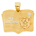 14K Yellow Gold Religious Pendant - PT1439