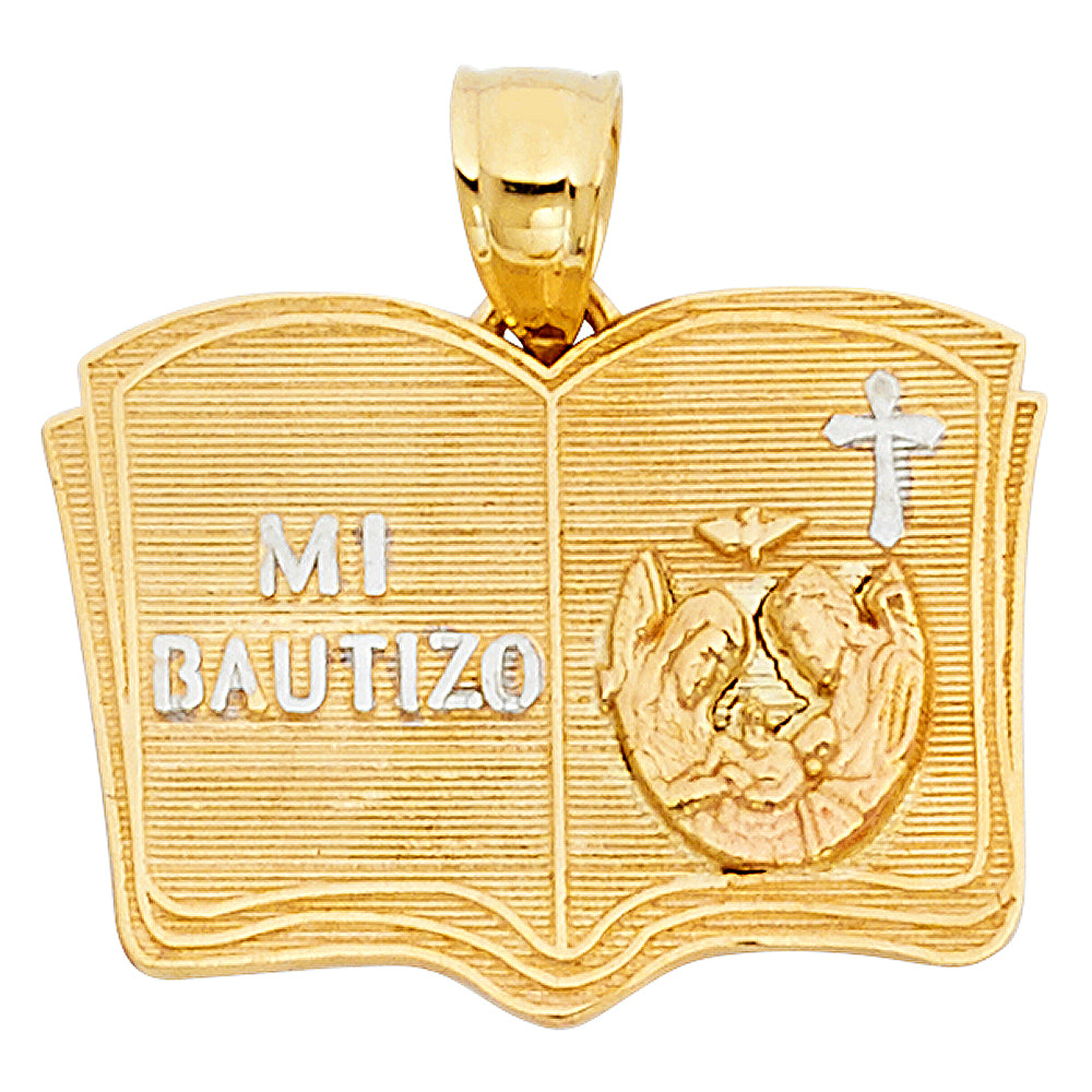 14K Yellow Gold Religious Pendant - PT1439