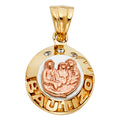 14K Yellow Gold Religious Pendant - PT1451