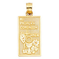 14K Yellow Gold Religious Pendant - PT1457