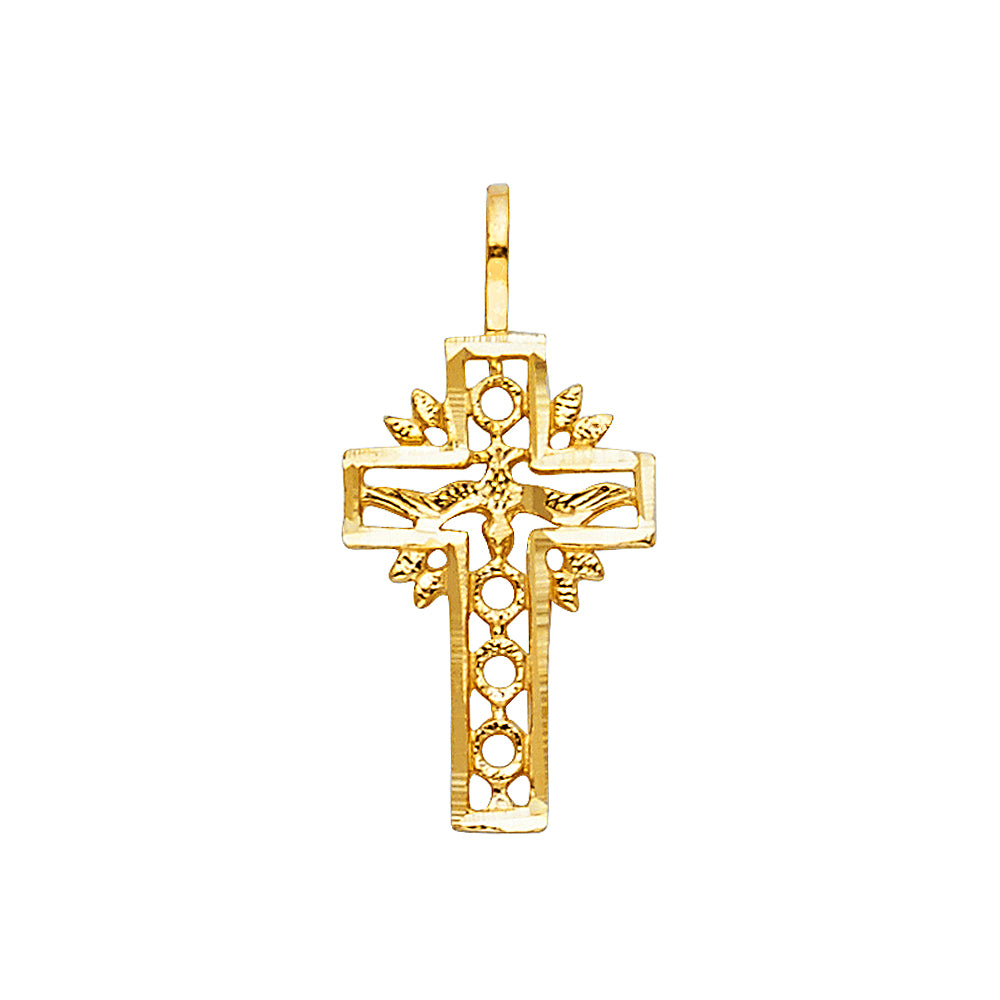 14K Yellow Gold Religious Pendant - PT1463
