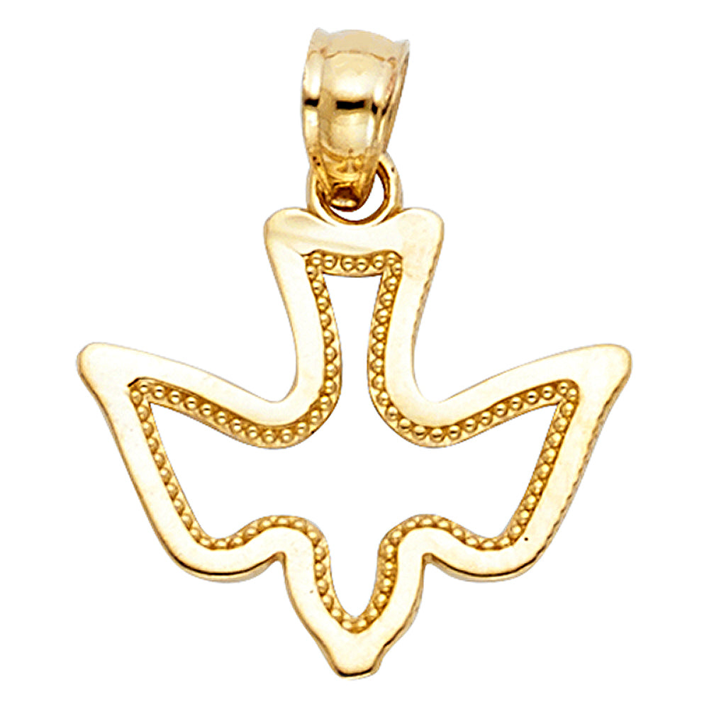14K Yellow Gold Religious Pendant - PT1468