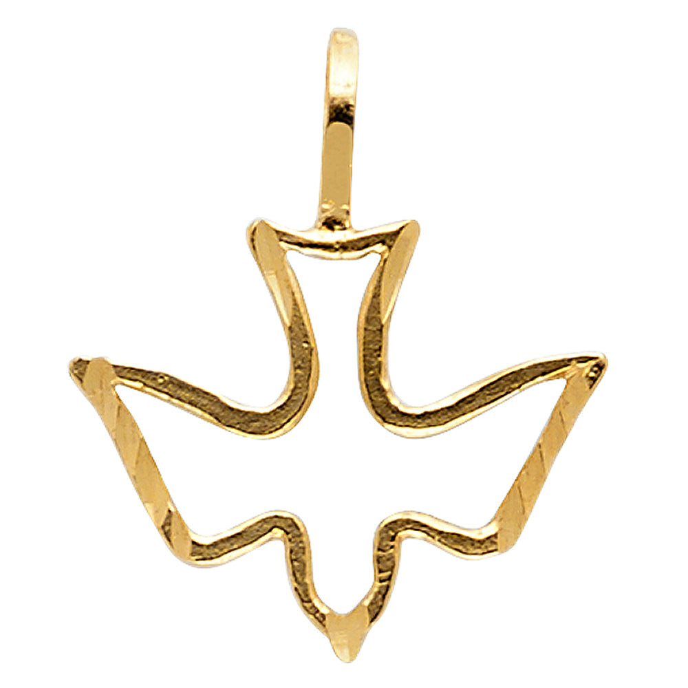 14K Yellow Gold Religious Pendant - PT1469