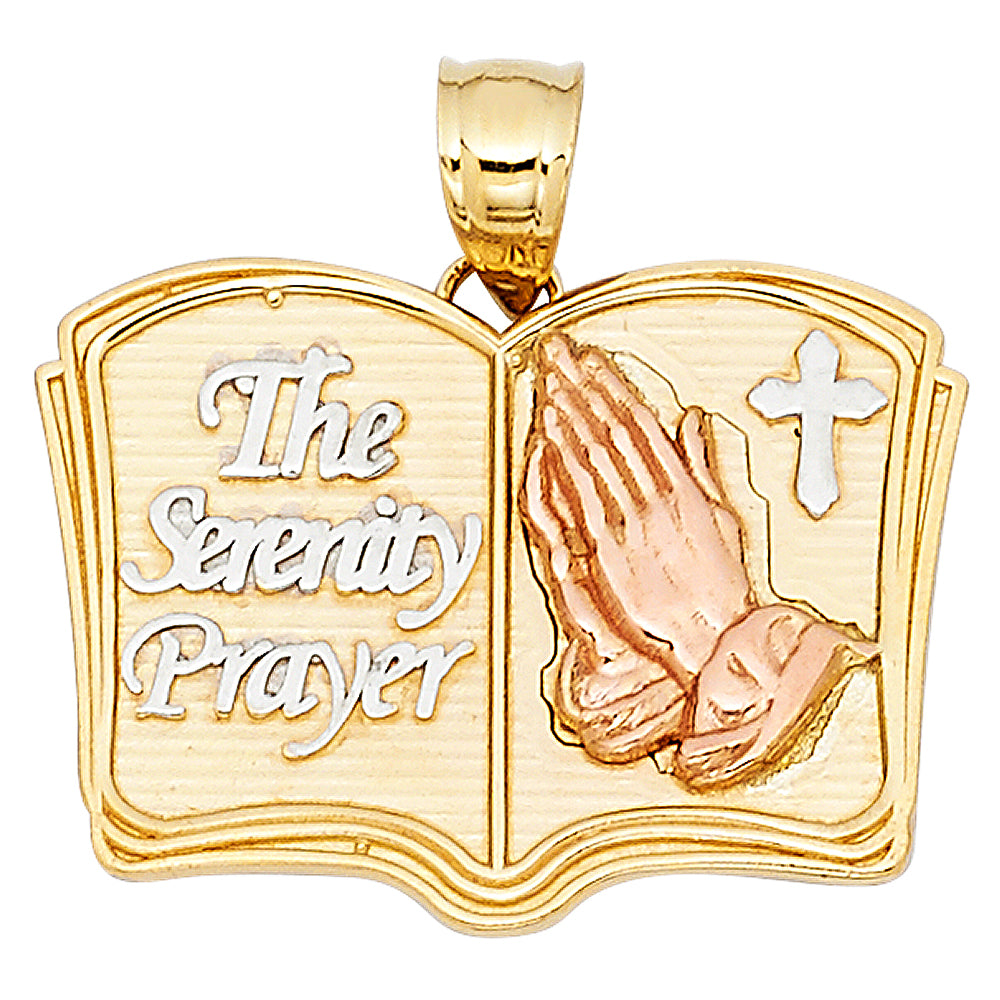 14K Yellow Gold Religious Pendant - PT1473