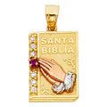 14K Yellow Gold Religious Pendant - PT1475