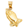 14K Yellow Gold Religious Pendant - PT1482