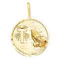 14K Yellow Gold Religious Pendant - PT1484