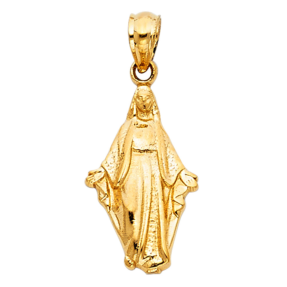 14K Yellow Gold Religious Pendant - PT1487