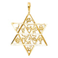14K Yellow Gold Religious Pendant - PT1500