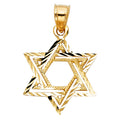 14K Yellow Gold Religious Pendant - PT1501