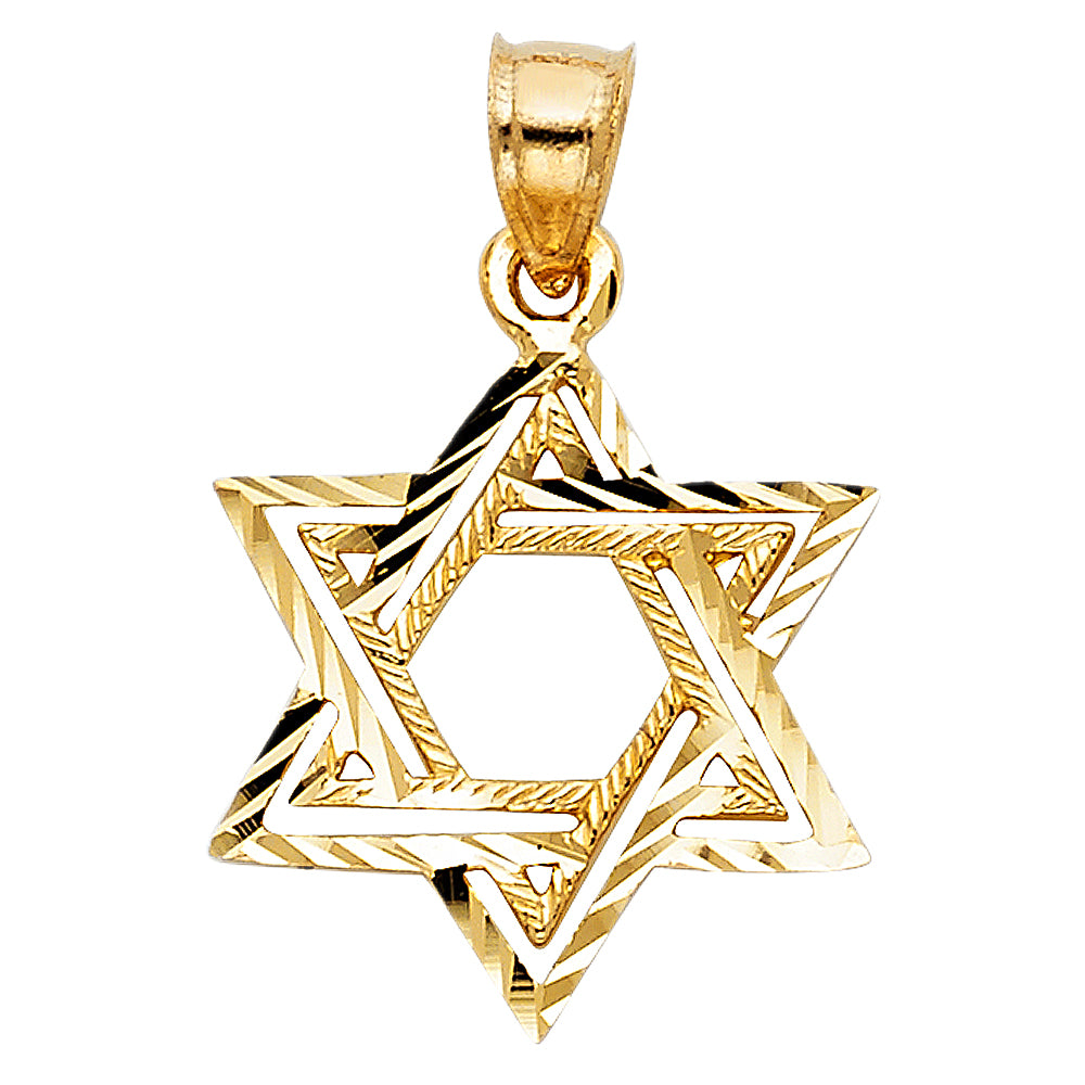 14K Yellow Gold Religious Pendant - PT1501