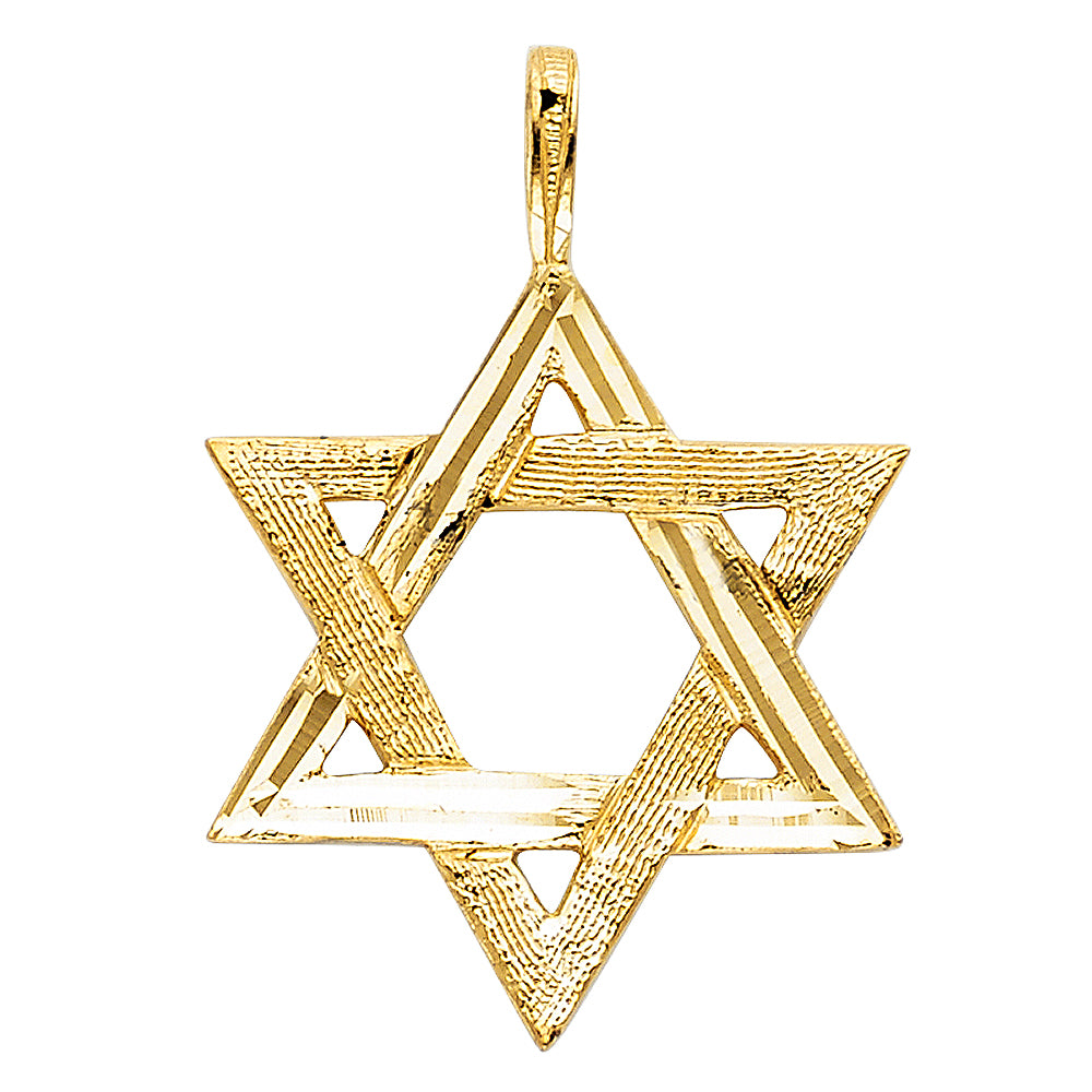 14K Yellow Gold Religious Pendant - PT1502