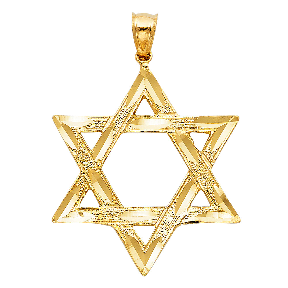 14K Yellow Gold Religious Pendant - PT1503