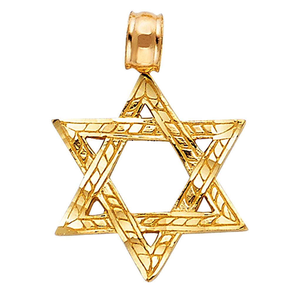 14K Yellow Gold Religious Pendant - PT1506