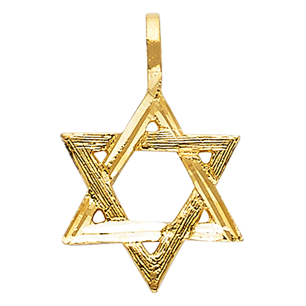 14K Yellow Gold Religious Pendant - PT1509