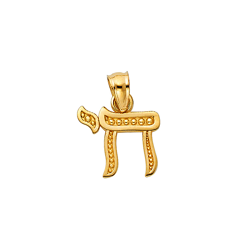 14K Yellow Gold Religious Pendant - PT1511