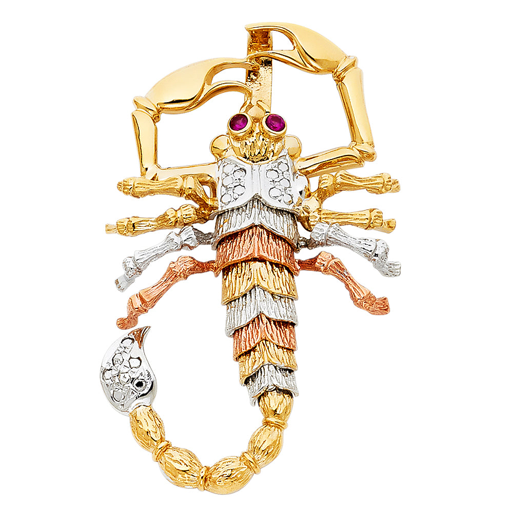 14K Yellow Gold Animal, Sea Life & Butterfly Pendant - PT1531