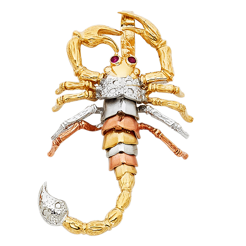 14K Yellow Gold Animal, Sea Life & Butterfly Pendant - PT1532