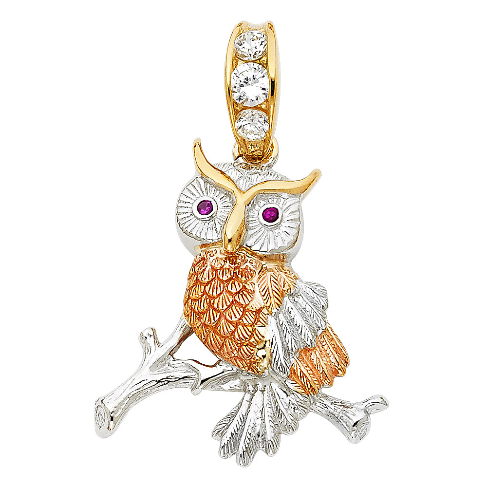 14K Yellow Gold Animal, Sea Life & Butterfly Pendant - PT1537