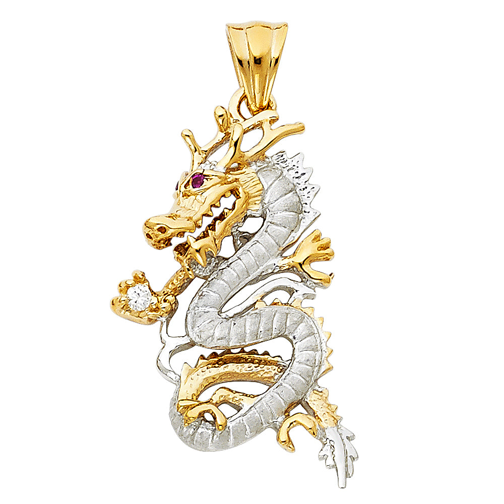 14K Yellow Gold Animal, Sea Life & Butterfly Pendant - PT1538